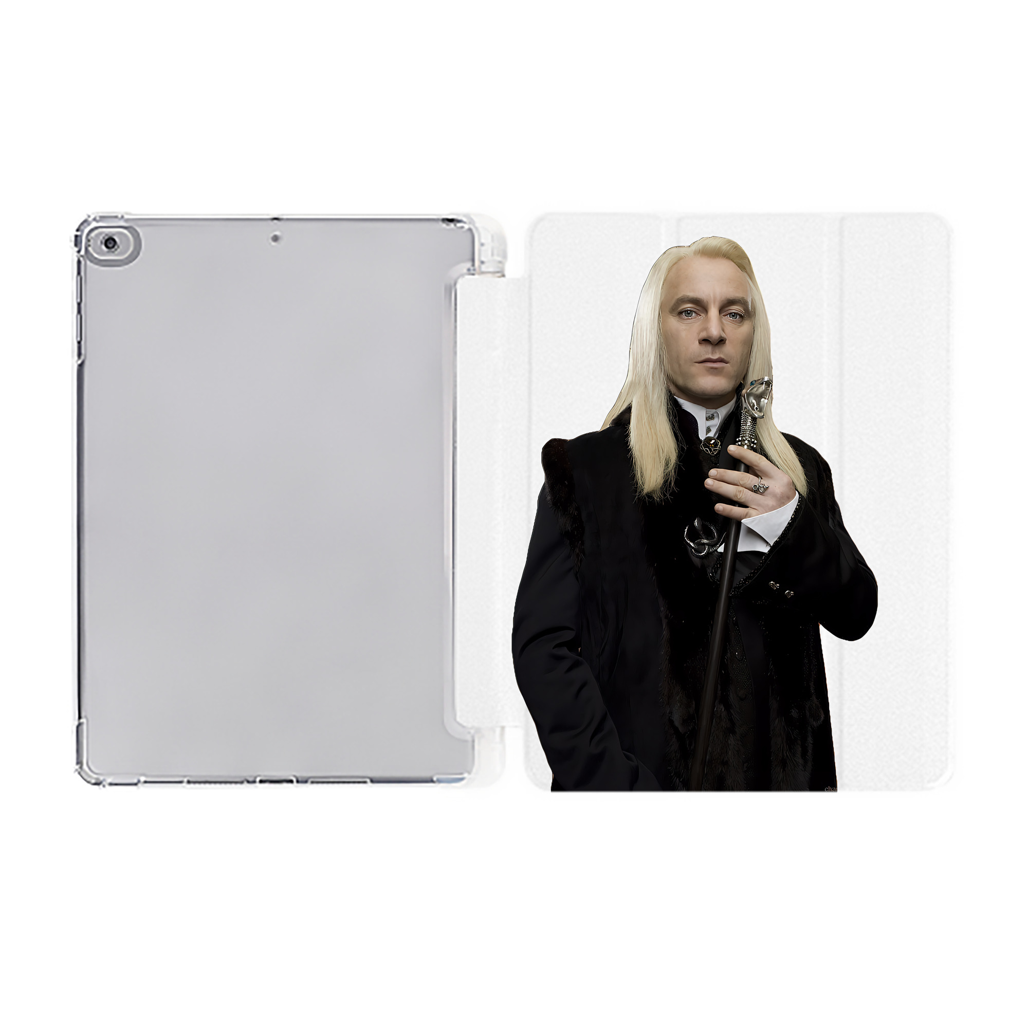 （画像用） Harry Potter ハリー・ポッターシリーズ IPad ケース ペン収納付き 三つ折りスタンド PUレザー×シリコン 対応機種9.5/10.5/10.9インチ